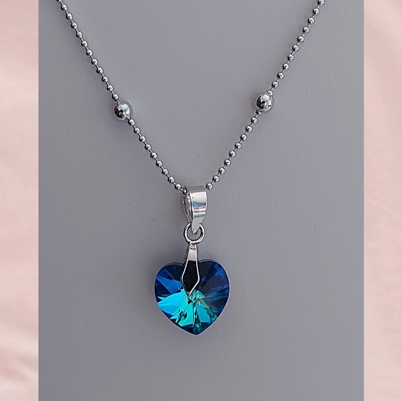 Swarovski Crystal Jewelry Set, 925 Sterling Silver - Picture 4 of 8